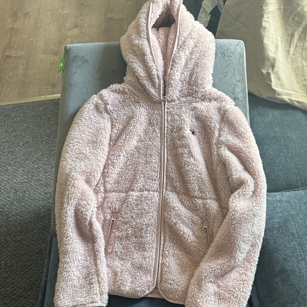 Tommy Hilfiger Soft Pink Kids Fleece Jacket